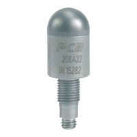 PCB Piezotronics 208A22 Installation And Operating Manual