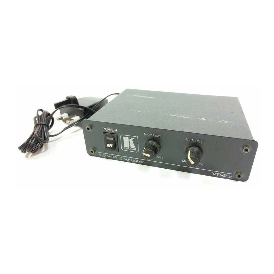 Kramer VP-2XL User Manual