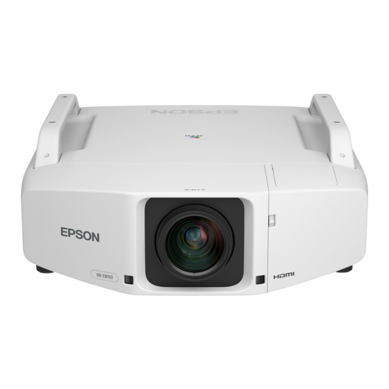 Epson PowerLite Pro Z8150NL Quick Reference Card