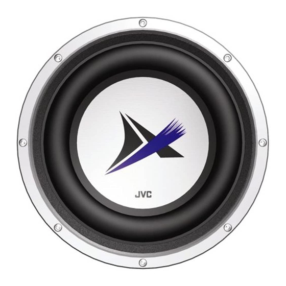 JVC CS-DX25 Instructions