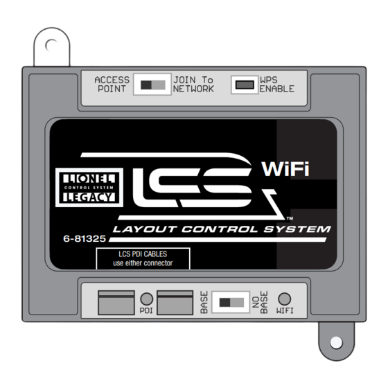 Lionel WiFi Layout Control System Owner's Manual