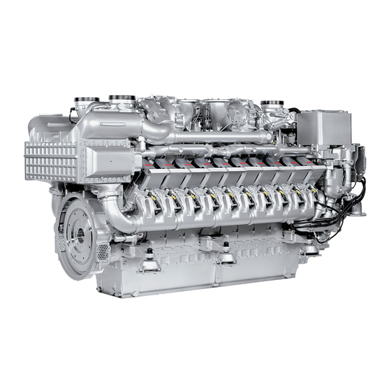 MTU 8 V 2000 M40A Operating Instructions Manual