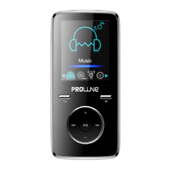 Proline PL40 4GB Operating Instructions Manual