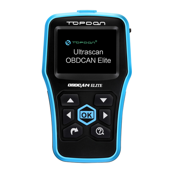 Topdon Ultrascan OBDCAN PLUS User Manual