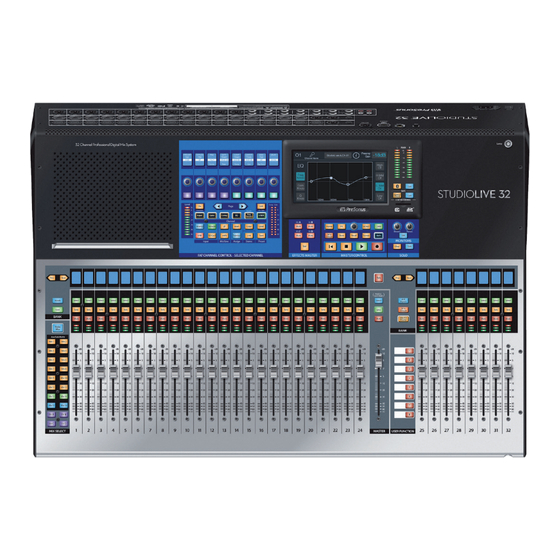 PRESONUS StudioLive 16R Manual