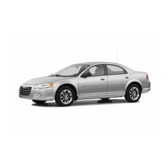 CHRYSLER SEBRING 2005 AUTOMOBILE SERVICE MANUAL | ManualsLib