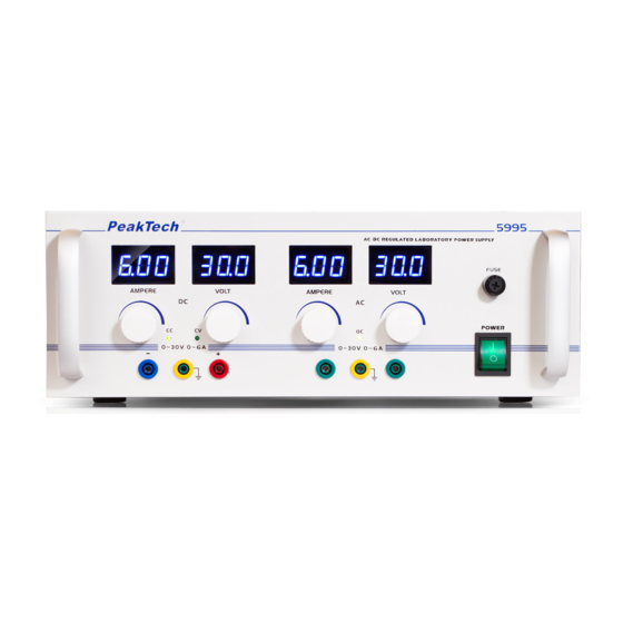PeakTech 5995 Operation Manual