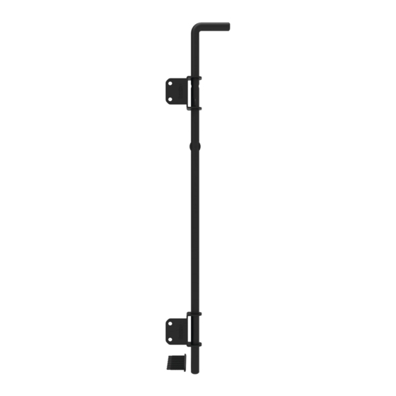 Barrette HEAVY-DUTY DROP ROD Installation Instructions Manual