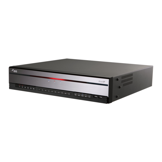 Idis DR-4100P Series Installation Manual