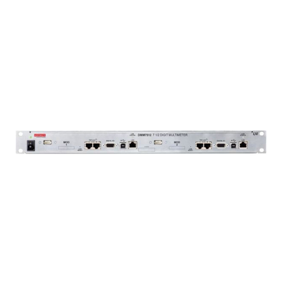 Tektronix Keithley DMM7512 Applications Manual