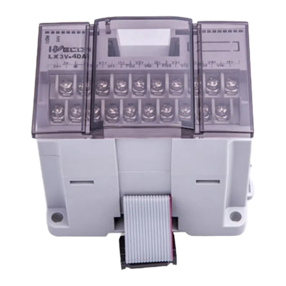 Wecon LX3V-4AD Manuals