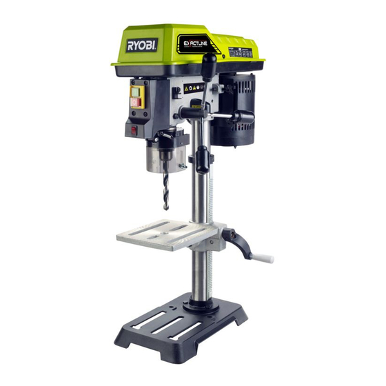 Ryobi RDP102L Manual