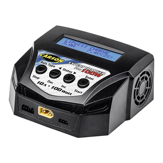 Carson Expert Charger PRO 10A Instruction Manual