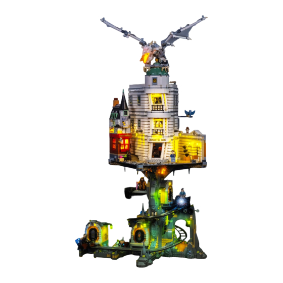 LIGHT MY BRICKS LEGO GRINGOTTS WIZARDING BANK COLLECTOR'S EDITION Installation Manual