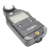 Minolta FLASH METER V Instruction Manual