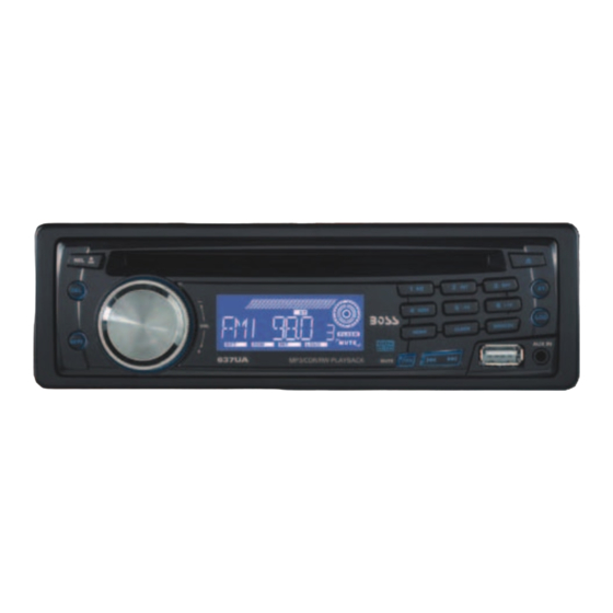 Boss Audio Systems 637UA User Manual
