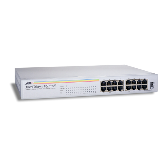 Allied Telesis AT-FS724i Installation Manual