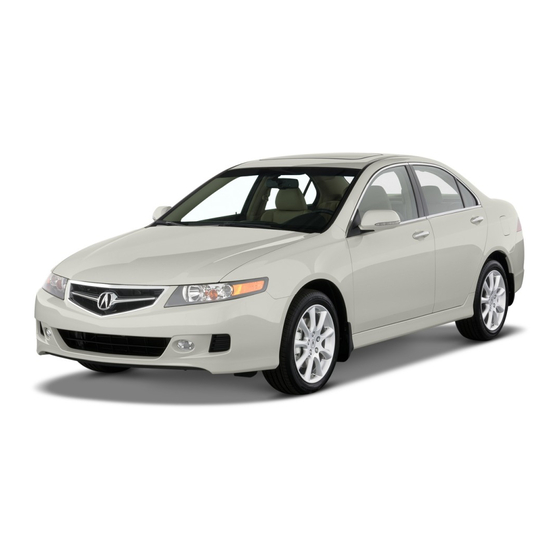 Acura TSX Manual