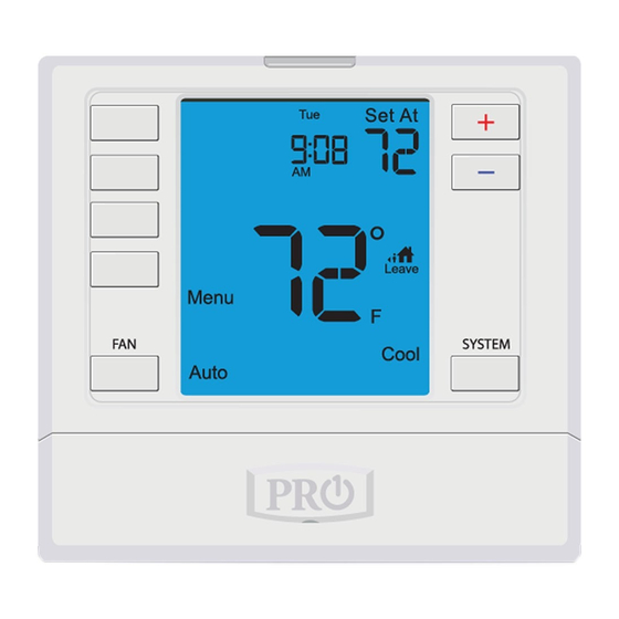 Pro1 IAQ T755H Installation Manual