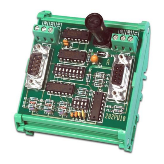 Motrona PU202 Operating Manual