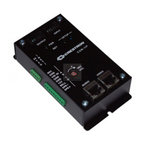 Crestron C2N-IIF-SPMK Installation Manual