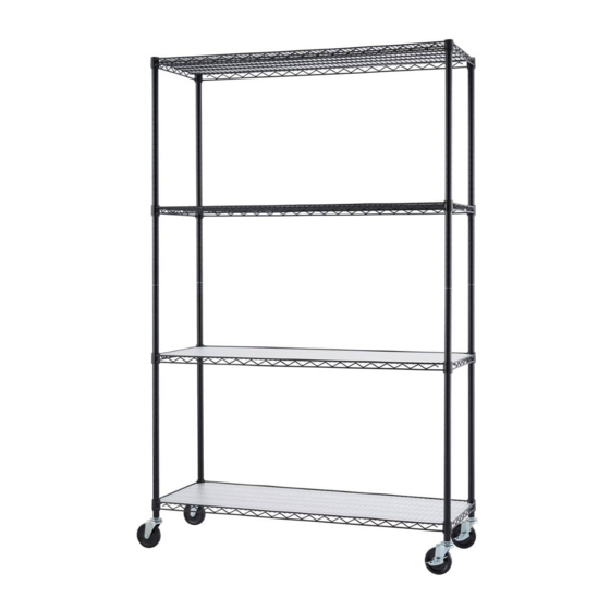 User Manuals: Bilt Trinity TBFPB-0907 Wire Shelving