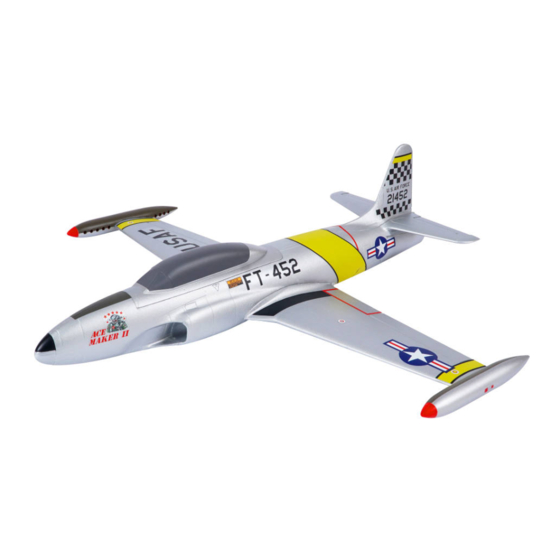Arrows Hobby 50mm T-33 Operating Manual