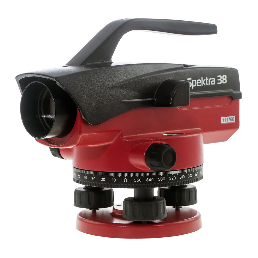 CONDTROL Spektra 38 - Optical Level Manual