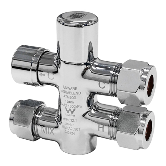 Watts ENWARE Aquablend 500 Mini Installation And Maintenance Instructions Manual