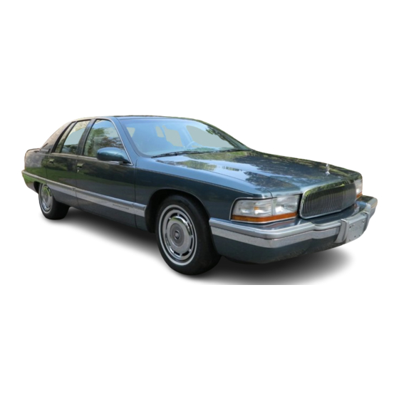 User Manuals: BUICK ROADMASTER 1996 Four-Door Sedan