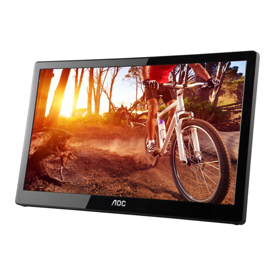 AOC e1659Fwu Datasheet