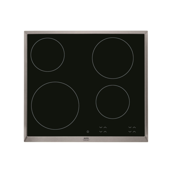 AEG Electrolux HK624000XB Manuals