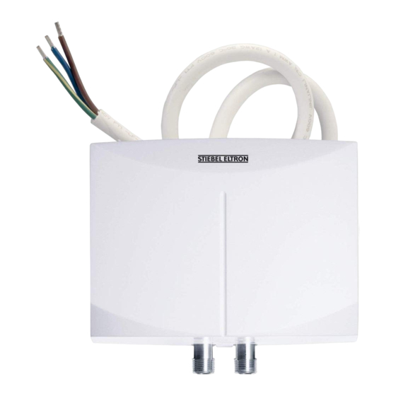 STIEBEL ELTRON Mini 3 Installation Instructions Manual