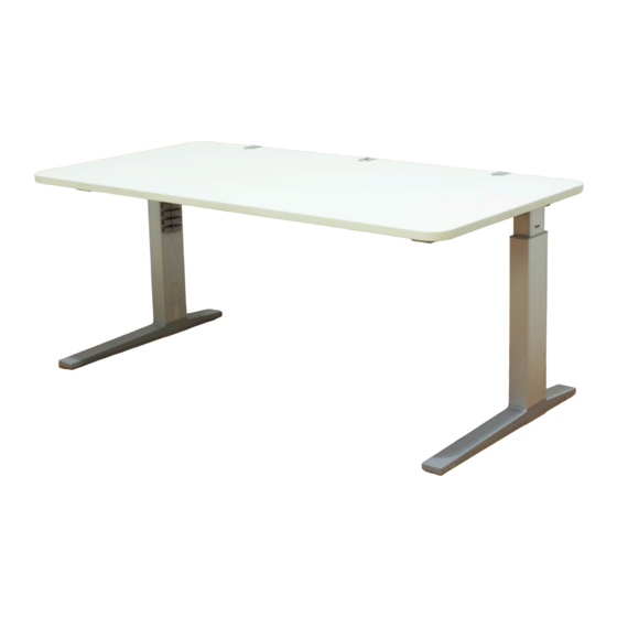 BENE lift desk pure Safety And Operating Instructions Manual
