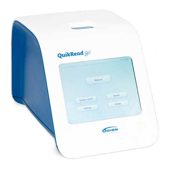 Orion Diagnostica QuikRead go Manual