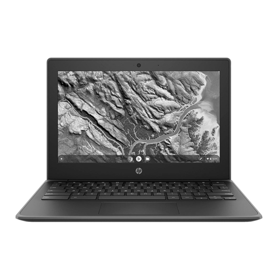 HP Chromebook 11 G8 Quick Start Manual