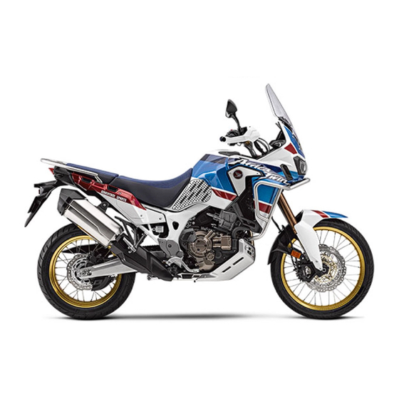 Honda Africa Twin 2018 Owner's Manual