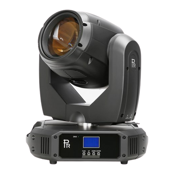 PR XR 330 BEAM II Product Manual