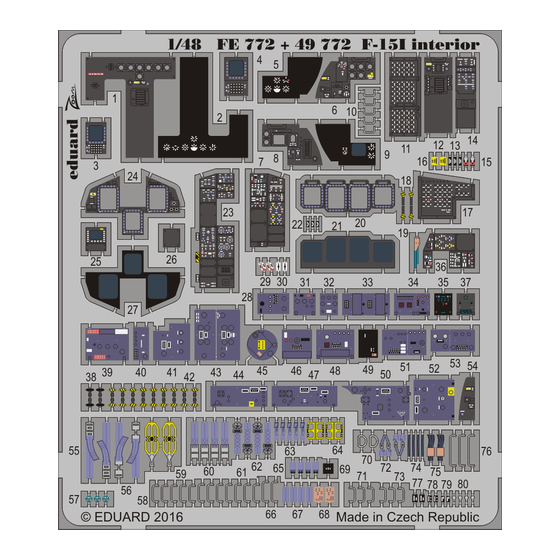 Eduard F-15I Quick Start Manual