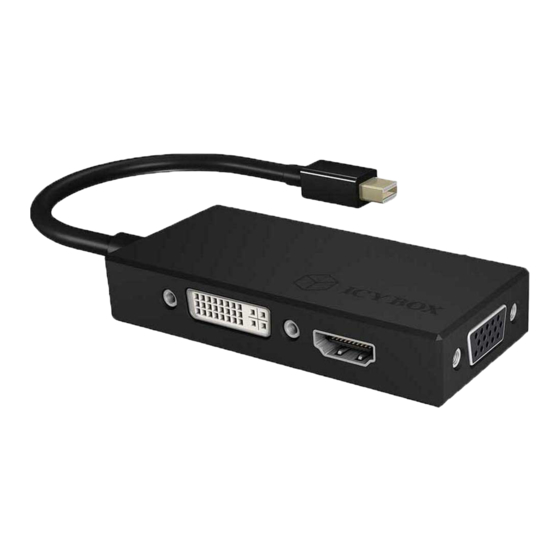 Icy Box IB-AC1032 Quick Start Manual