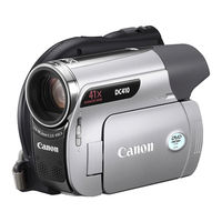 Canon 3380B001 - DC 410 Camcorder Instruction Manual