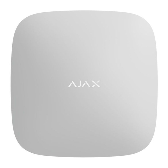 AJAX Hub Quick Start Manual