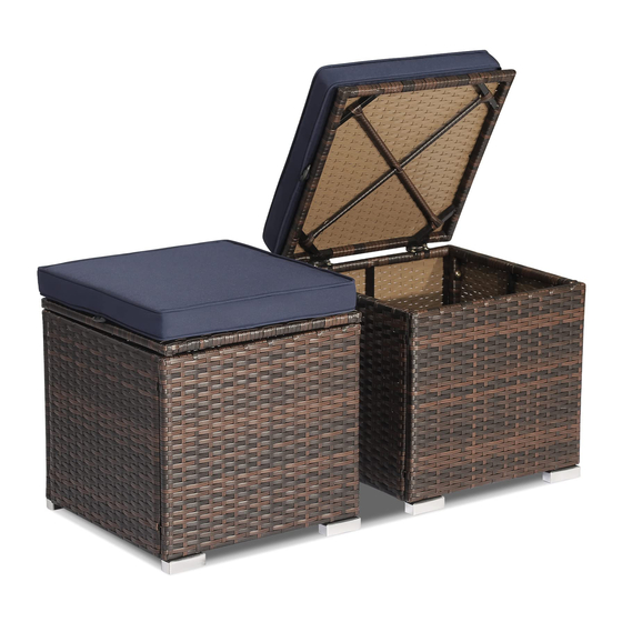 Costway Wicker HW70591 Manual