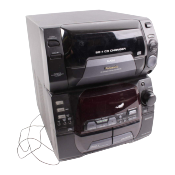 Panasonic SC-AK90 Operating Instructions Manual