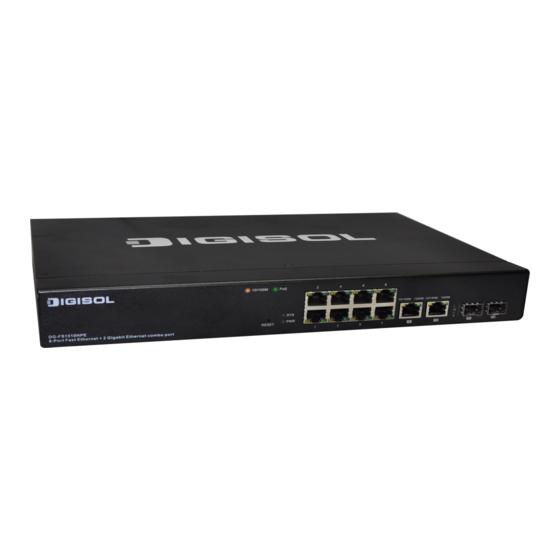 Digisol DG-FS1510HPE User Manual