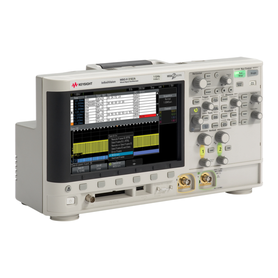 Keysight Technologies InfiniiVision 3000 X Series User Manual