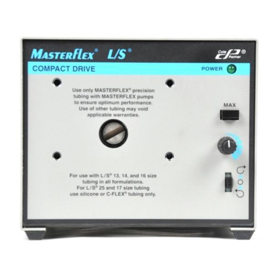 Masterflex 77200-00 Operating Manual
