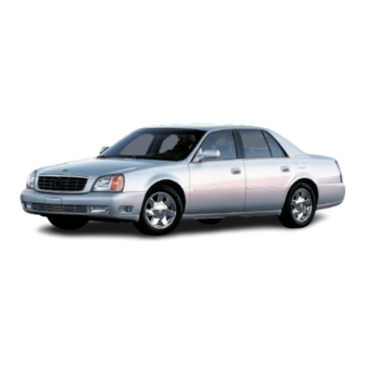 Cadillac 2001 DeVille Owner's Manual
