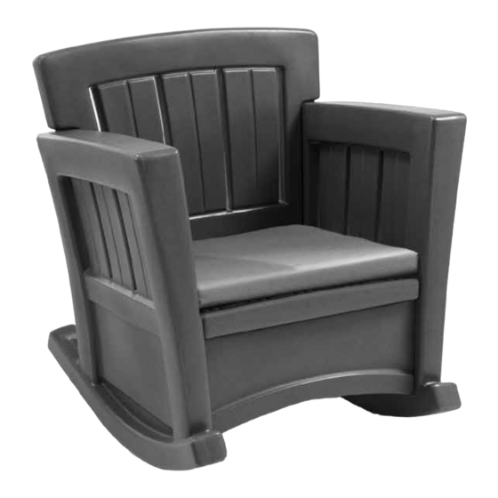 Step2 LIVING Pioneer Patio Rocker 5217 Quick Start Manual