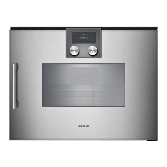 Gaggenau BSP2601.1 Manuals